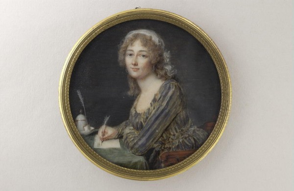 Madame Doucet de Surigny, portrait de femme fin du XVIIIe s., base RMN.