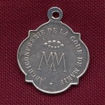 Médaile de la confrérie de la cour de Marie (église st Jacques de Perpignan)