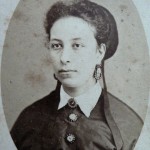 Portrait de femme par Joaquin Masaguer, Gerona, vers 1880.