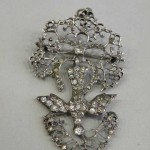 Saint-Esprit normand en argent et diamants d'Alençon, XVIIIe s.