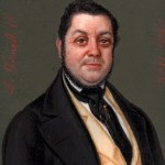 Lluis Vermell, actif à Barcelone, portrait d'homme, 1844.