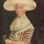 1789 Costume de femme de la région de la Frise.