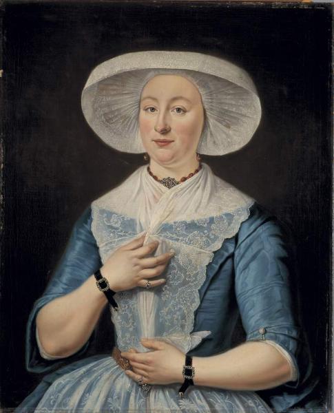 Portrait d'Anna Braam par Tibout Regters, Amsterdam Museum. 