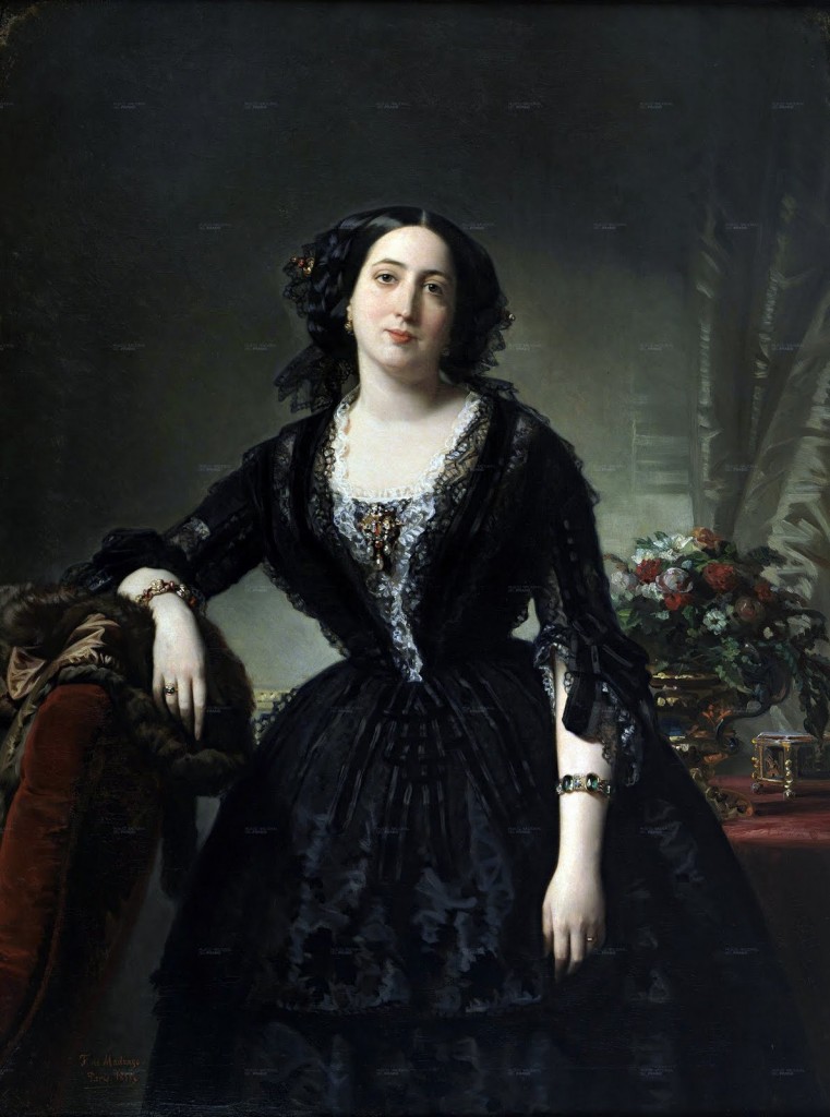 Federico de Madrazo, 1855, portrait de Maria Dolores de Aldam.