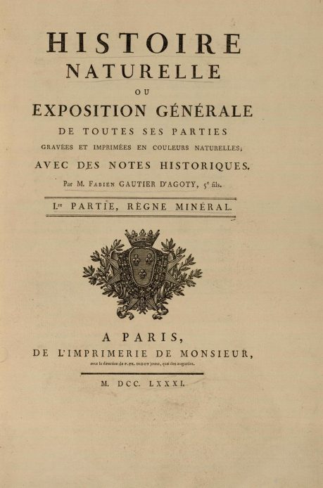 Gautier, description de mineraux.