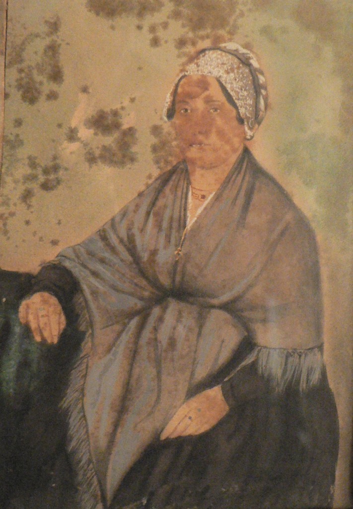 Portrait de Catalane, Roussillon, vers 1850. 