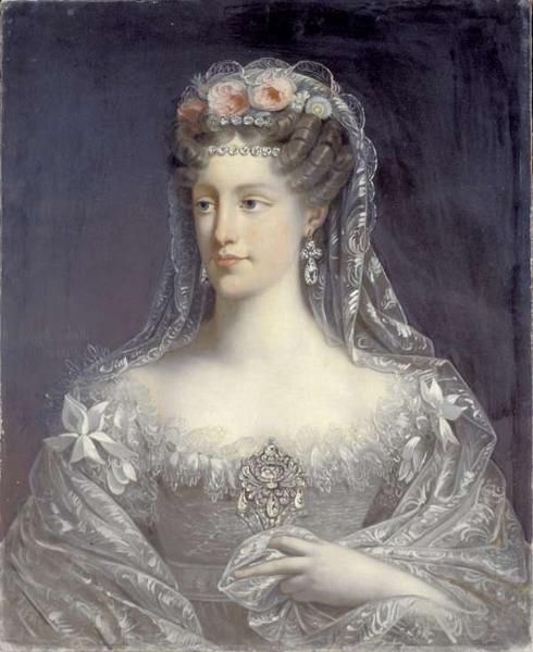 Portrait de la duchesse de Berry par Lefevre, 1826.