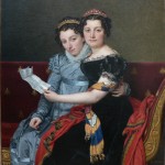 Zenaide et Charlotte Bonaparte par Jacques Louis David.