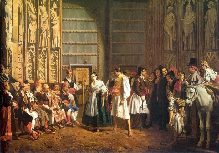 Le tribunal des eaux, Bernardo Ferrándiz Bádenes(1835–1885).