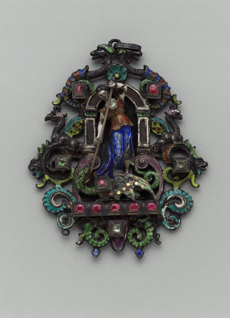 Pendentif néo-renaissance, milieu XIXe s., Musée de Boston, USA.