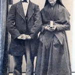 Couple, Roussillon, cliché J.B. Jacob, rue des Ecoles vielles à Perpignan, 1860.