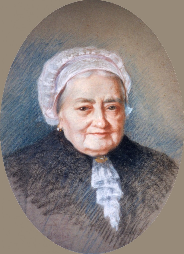 Portrait de femme en coiffe catalane, Pyrénées-Orientales, vers 1900.