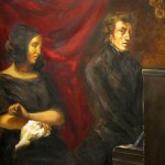 Georges Sand et Chopin par Delacroix