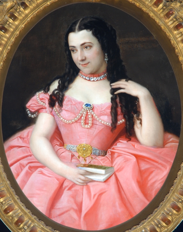 Desanges, portrait de Josephine Bowes, 1858, Bowes museum.