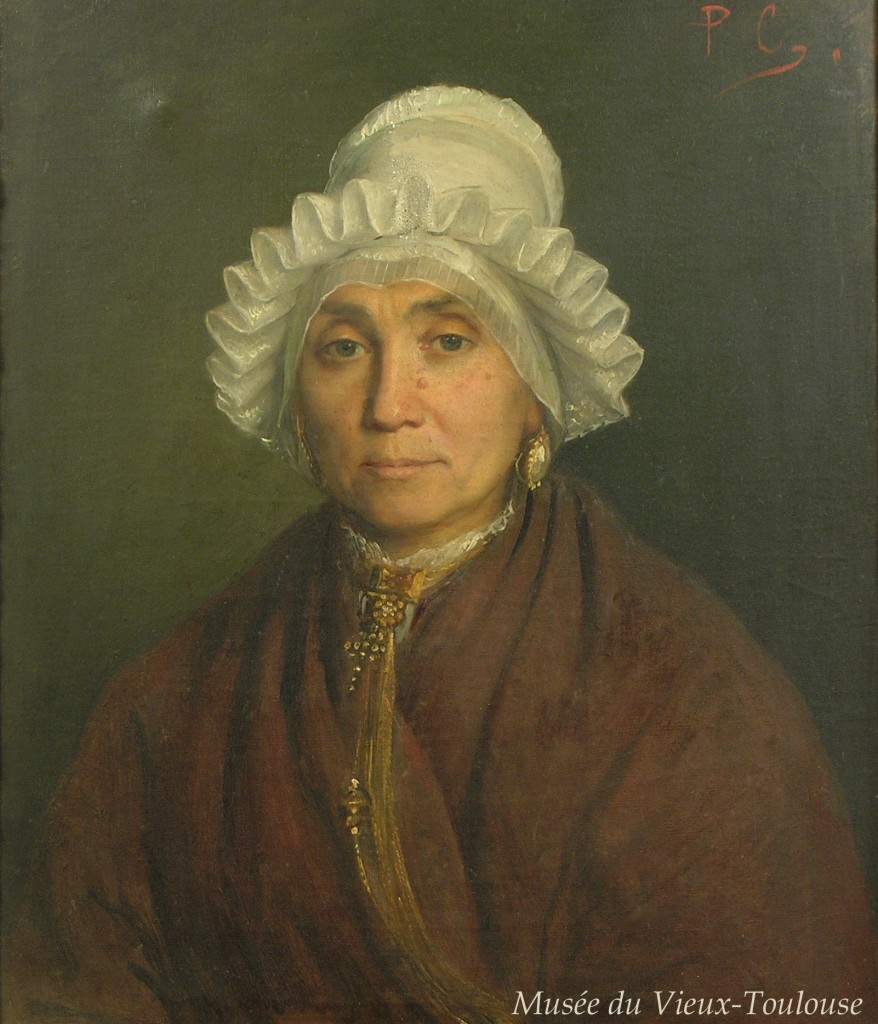 Portrait de Jacquette Clerc, Pierre Cavaillé, 1860, Musée du Vieux-Toulouse, 2009-04-02.