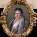 Portrait de Toulousaine, sous titré: souvenir de carnaval, Gabriel Durand, 1856, Musée du Vieux-Toulouse 80-1405.