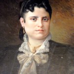 Portrait de femme par Louis Delfau.