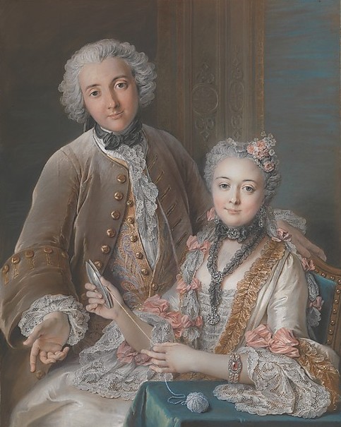 Double portrait par Coypel, Museum of Arts of New-York.