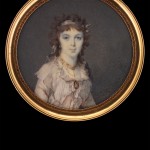 Lady in White Dress with Miniature on Necklace, 1794, collection Tansey.