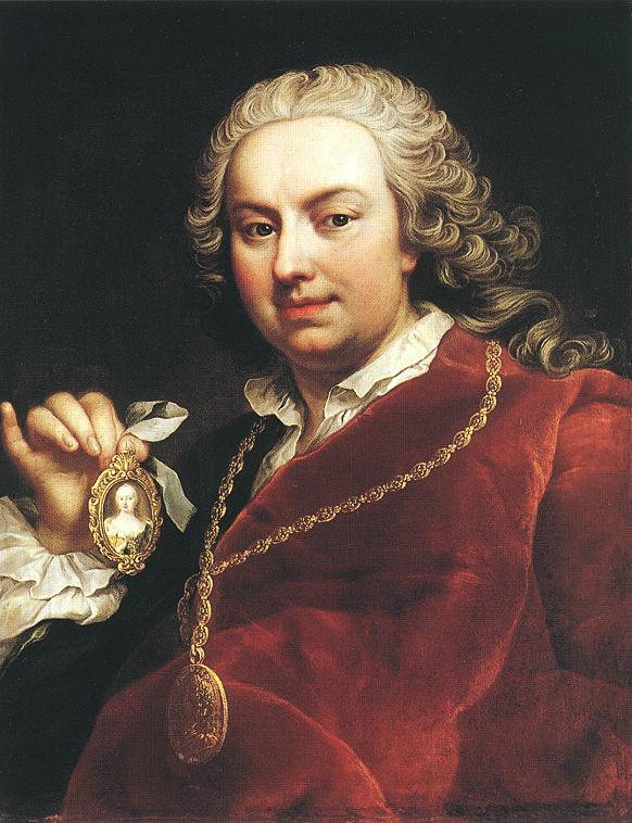 Martin van Meytens, autoportrait, 1740.