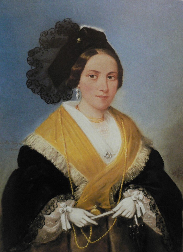 Portrait de Mariette Dayre par E. Gleize, Museon Arlaten.