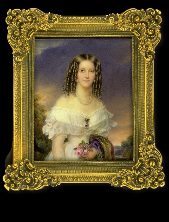 Anreiter, portrait de jeune femme, coll. Tansey. Anreiter, portrait de jeune femme, coll. Tansey.