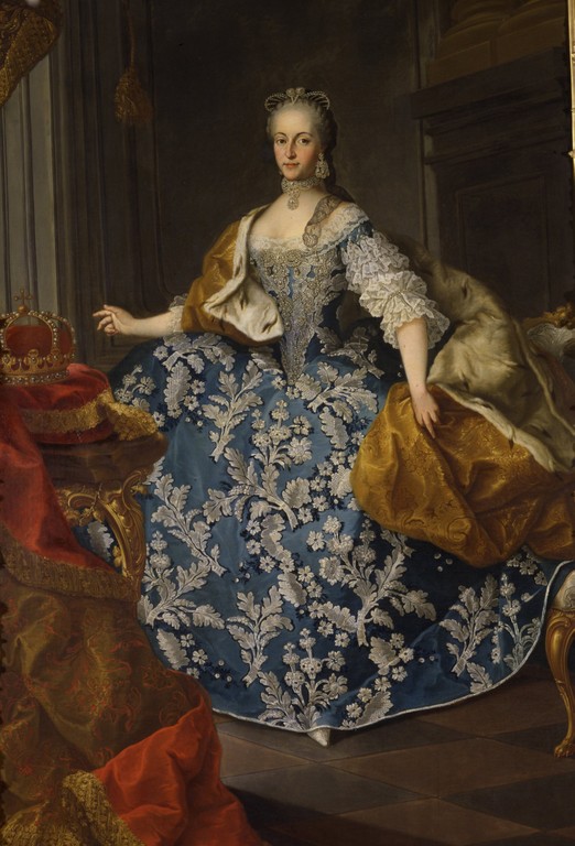 Martin Van Meytens, portrait de Maria Josepha de Habsbourg.