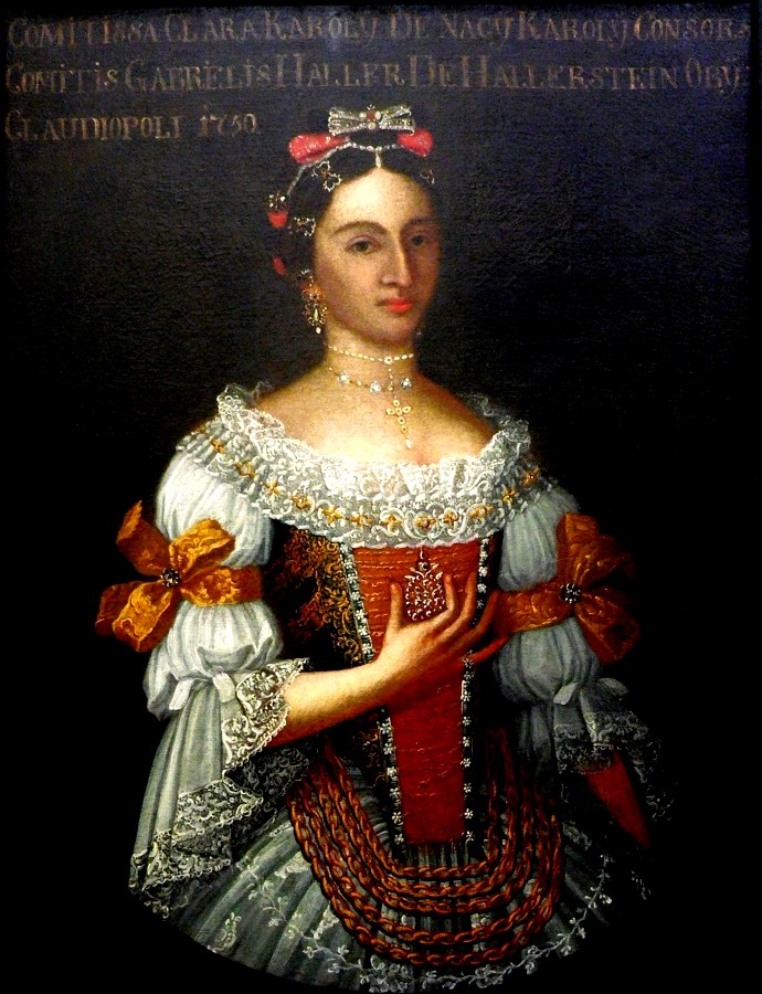 Portrait de karolyi klara, Slovaquie, avant 1750.