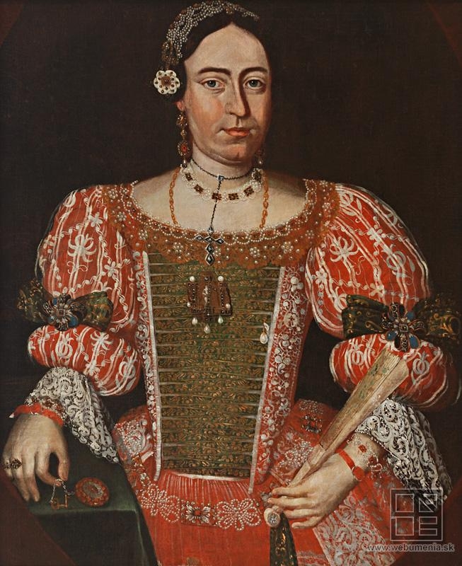 Portrait d'Elisabeth Thoma, Slovaquie, XVIIIe s.