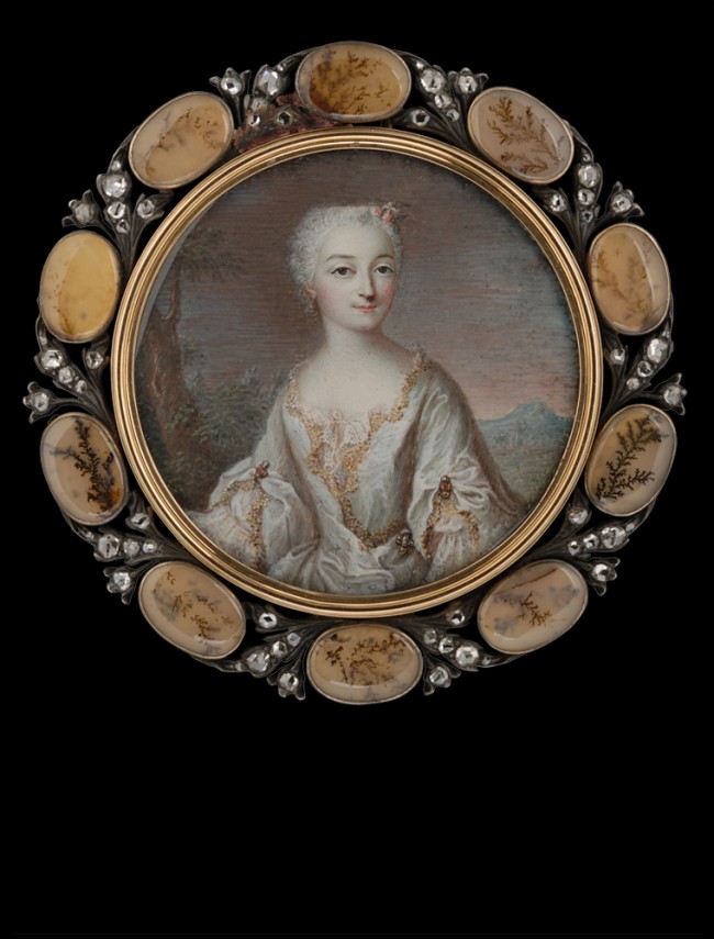 Jean Daniel Welper, portrait de femme, vers 1750, coll Tansey.