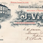 Maison Velzy, fabrique de bijoux en grenats fins, Perpignan, 1911.