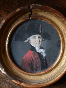 Portrait de Pradal, miniature de Jacques Gamelin, collection particulière.