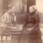 Tradition et modernité, photo anonyme, Roussillon, vers 1900.