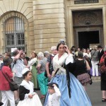 Juste avant le départ du cortège.