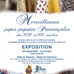 affiche de l'expo de jupes piquées à Gemenos