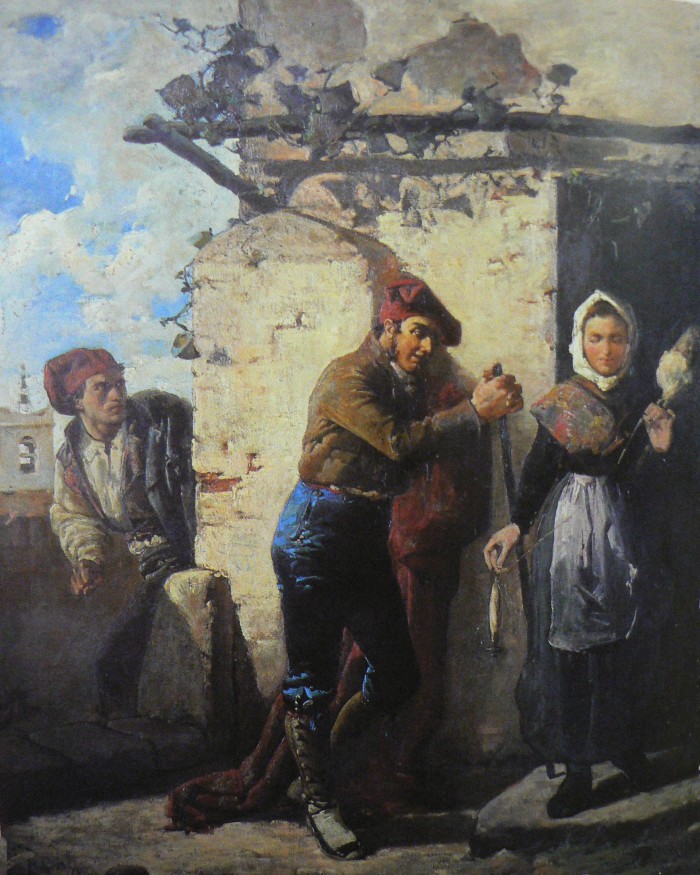 La Gelosia, Simo Escobedo, 1866.