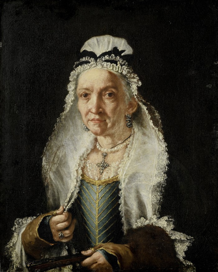 Vittore Ghislandi, portrait de dame, vers 1740. 