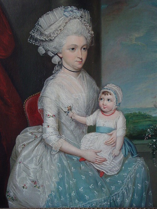 James Earl (1761-1796), portrait de Margaret Whaley Hurst, 1782, Alexander Gallery.