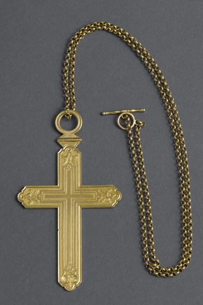 Croix pectorale et sa chaine, ayant appartenu au cardinal Fesch