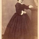 Lucie Salamo en 1863, photo Pierre Germain, Perpignan.