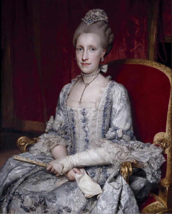 Portrait de Marie-Louise, grande-duchesse de Toscane, par Mengs en 1770 