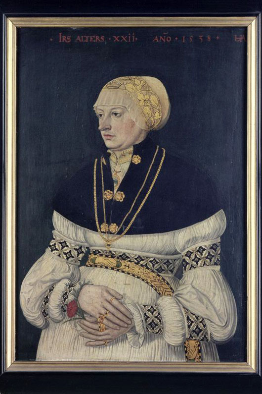 Costume féminin de la Renaissance.