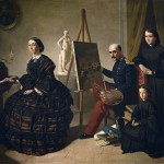 Valeriano Dominguez Becquer, le peintre carliste et sa famille, 1859.