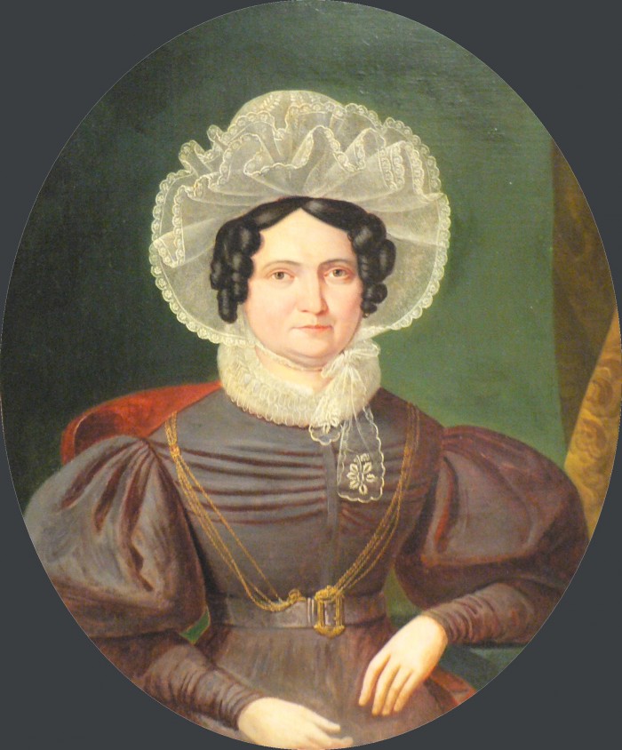 Portrait de femme, époque Restauration.