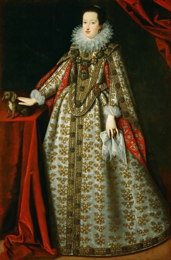 Portrait d’Eleonora Gonzaga en robe de mariée