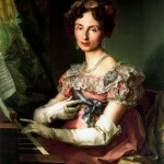 portrait de L'Infante Marie Amélie Fréderique Augusta de Sajonia, 1825.