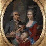 Portrait d'André Baréty, de sa nièce et de son petit neveu, vers 1785