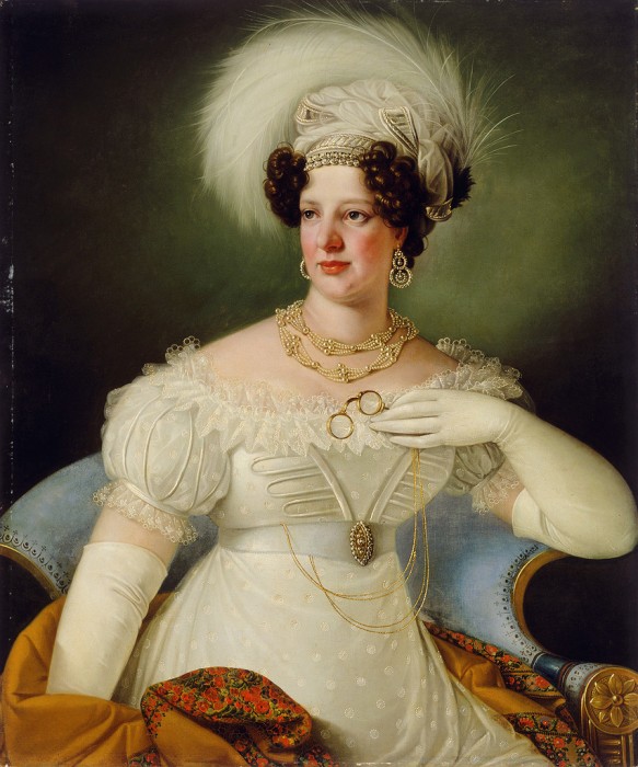 Giuseppe Tominz, portrait de Cécilia D'Auersperg, 1822. Giuseppe Tominz, portrait de Cécilia D'Auersperg, 1822.