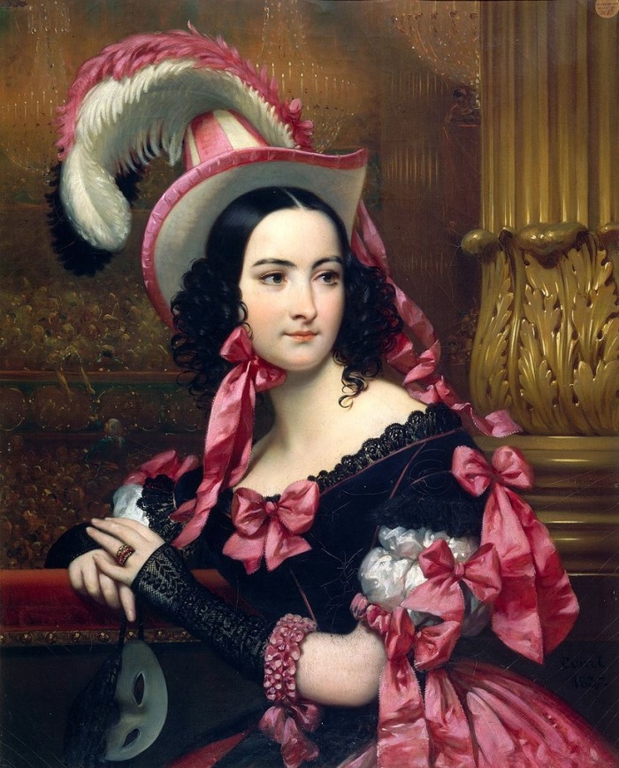 Joseph Desire Court La Venitienne au Bal Masque 1837 