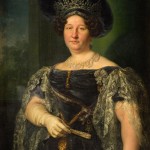portrait de Marie Isabelle de Bourbon, Reine des deux Sicile.